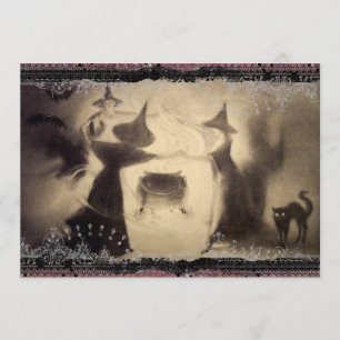 Vintage Halloween Invitation