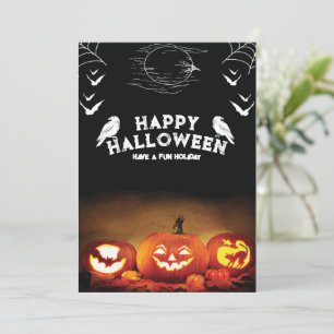 Vintage Halloween Invitation,  Halloween Party  Invitation