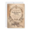 Vintage Halloween Invitation Victorian Gothic