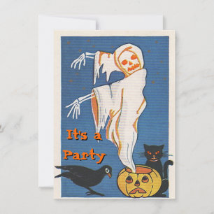 Vintage Halloween Invitations