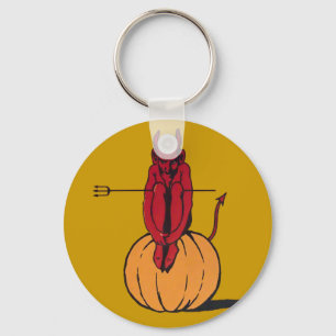 Vintage Halloween Key Ring