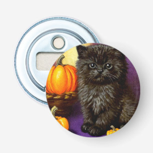 Vintage Halloween Kitten Bottle Opener