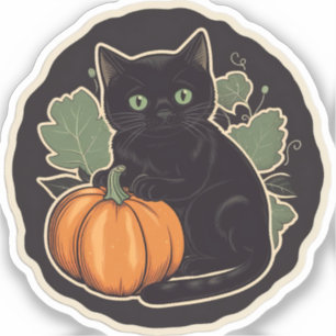 Vintage Halloween Kitty