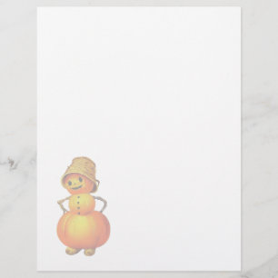 Vintage Halloween Letterhead Stationery