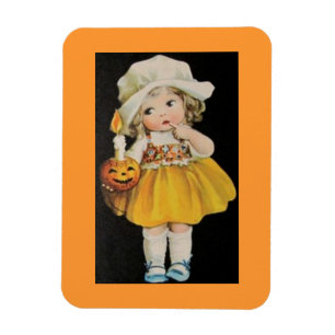 Vintage Halloween Miss Magnet