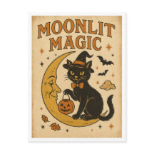 Vintage Halloween Moonlit Magic