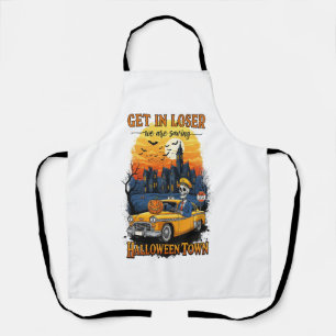 Vintage Halloween Movie Apron