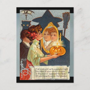 Vintage Halloween Myths Postcard