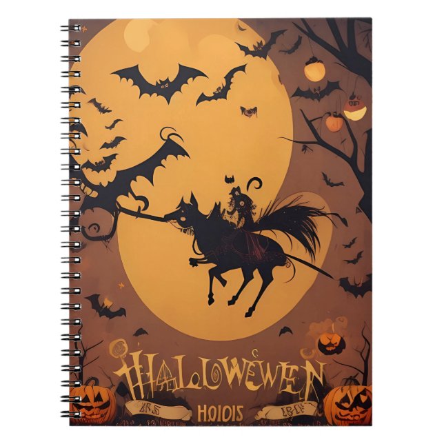 vintage halloween notebook (Front)