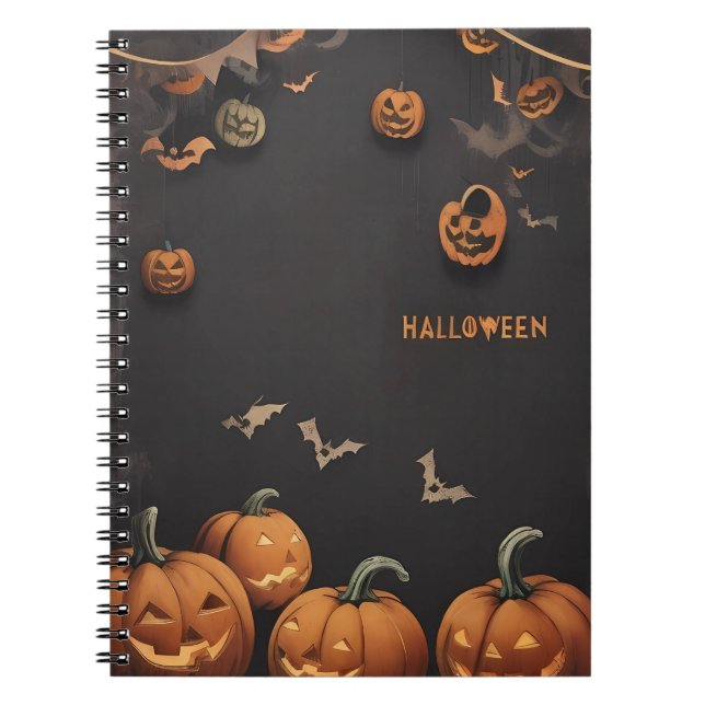 vintage halloween notebook (Front)