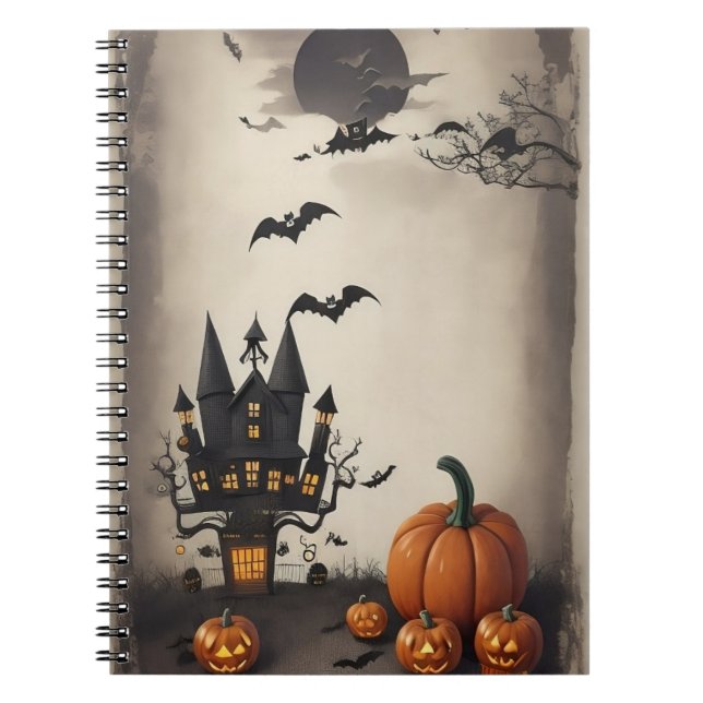 vintage halloween notebook (Front)
