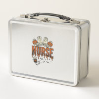 Vintage Halloween Nurse Ghost Pumpkin Design_1