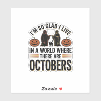 Vintage Halloween October Quote Pumpkin Cat Design