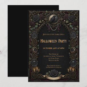 Vintage Halloween Party invitation