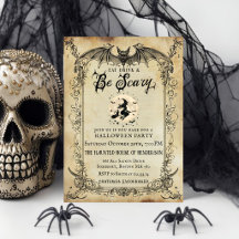 Vintage Halloween Party Invitation | Gothic Haunte