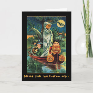 Vintage Halloween Party Invite With Bloody Text