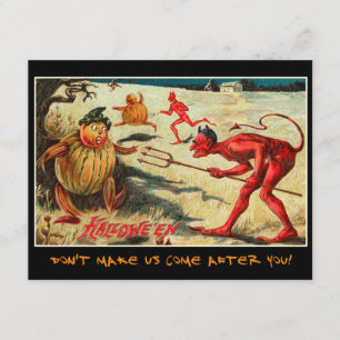Vintage Halloween Party Invite With Bloody Text