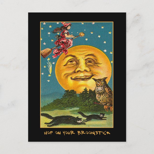 Vintage Halloween Party Invite With Bloody Text (Front)