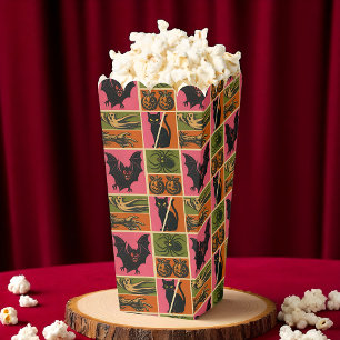 Vintage Halloween Party Popcorn Favour Box