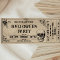 Vintage Halloween Party Ticket Invitation