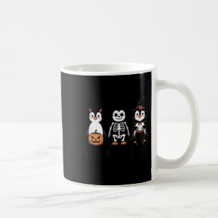 Vintage Halloween Penguin Trick Or Waddle Spooky _ Coffee Mug