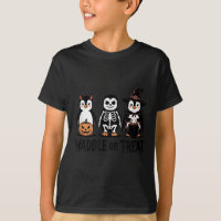 Vintage Halloween Penguin Trick Or Waddle Spooky