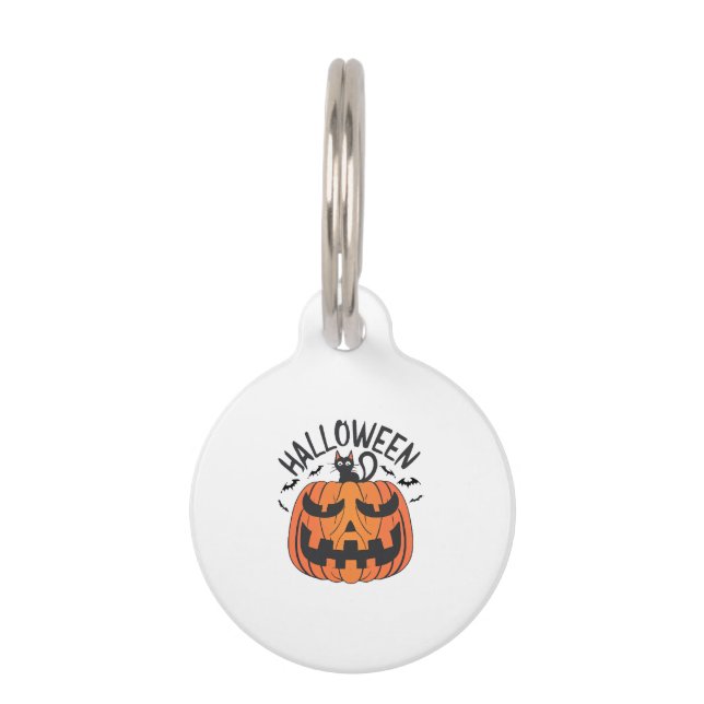 Vintage Halloween  Pet Tag (Front)