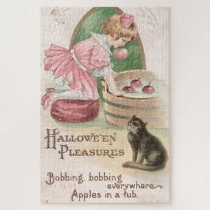 Vintage Hallowe'en Pleasures Jigsaw Puzzle