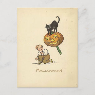 Vintage Halloween Postcard