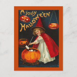 Vintage Halloween Postcard