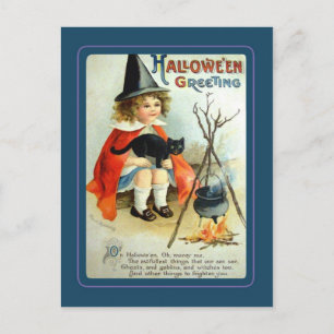 Vintage Halloween Postcard