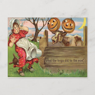 Vintage Halloween Postcard