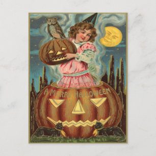 Vintage Halloween Postcard