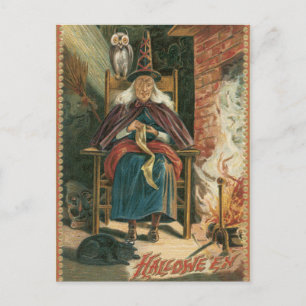 Vintage Halloween Postcard