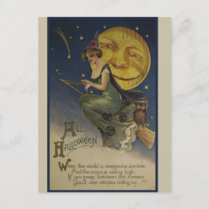 Vintage Halloween Postcard