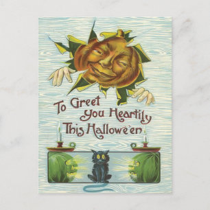 Vintage Halloween Postcard