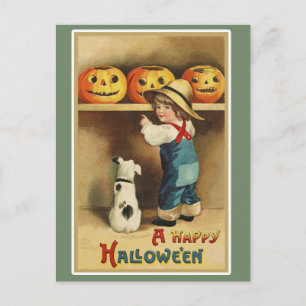 Vintage Halloween Postcard