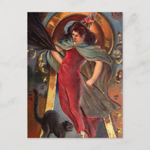Vintage Halloween Postcard