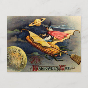 Vintage Halloween Postcard