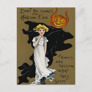 Vintage Halloween Postcard