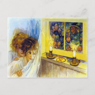 Vintage Halloween Postcard