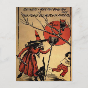 Vintage Halloween Postcard