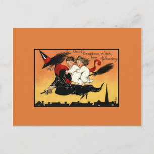 Vintage Halloween Postcard