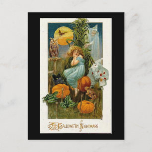 Vintage Halloween Postcard