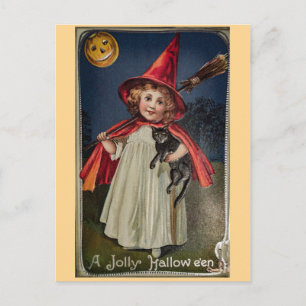 Vintage Halloween Postcard