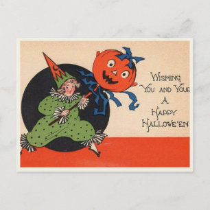 Vintage Halloween Postcard