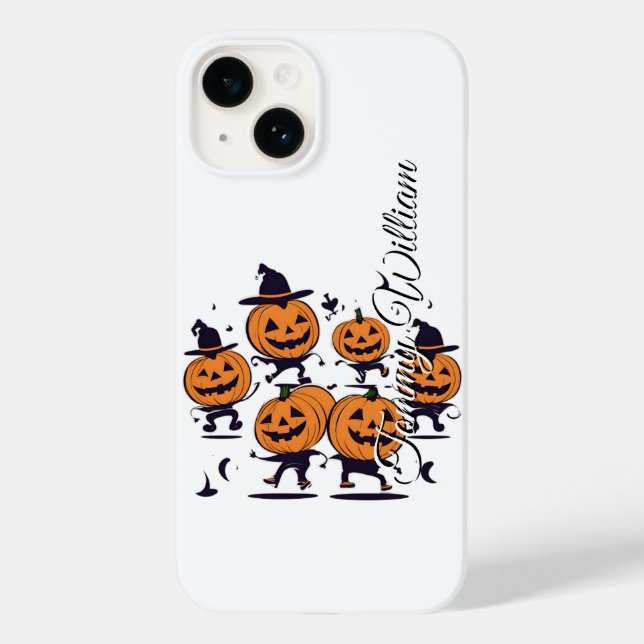 Vintage Halloween Pumpkin Case-Mate iPhone Case (Back)
