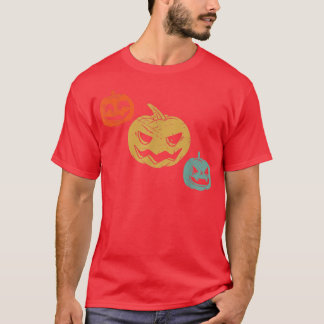 Vintage Halloween Pumpkin    Funny Retro Gift2908 T-Shirt