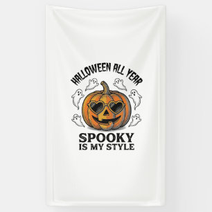 Vintage Halloween Pumpkin Ghost Engraving Shirt_1 Banner