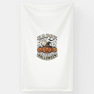 Vintage Halloween Pumpkin Ghost Shirt Design_1 Banner